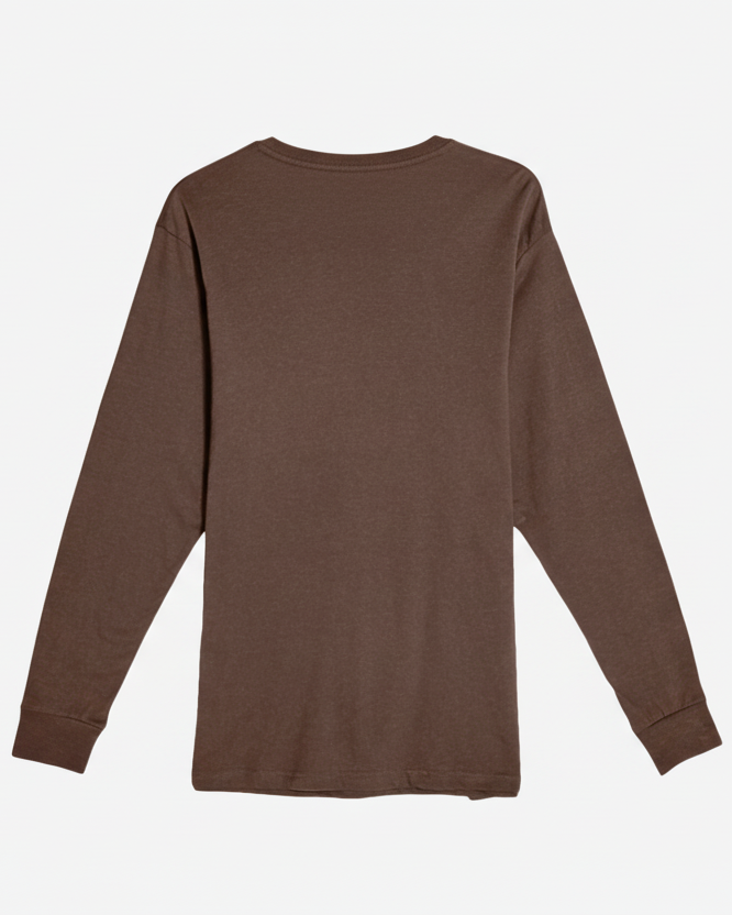 Heavyweight Personalized Long Sleeve Tee – Embroidered Name (Unisex)
