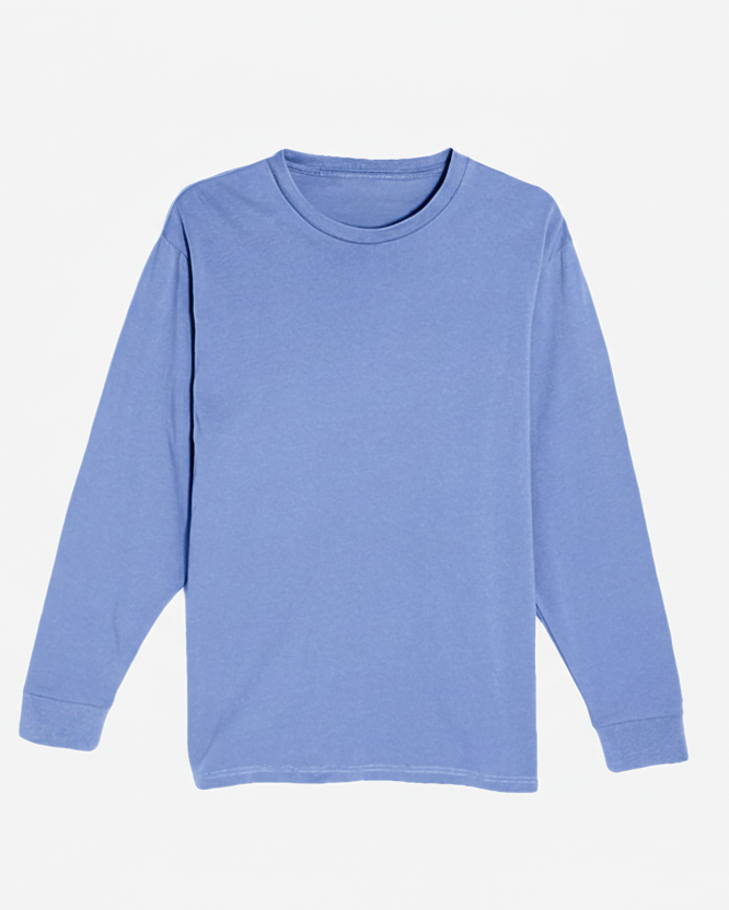 Heavyweight Personalized Long Sleeve Tee – Embroidered Name (Unisex)