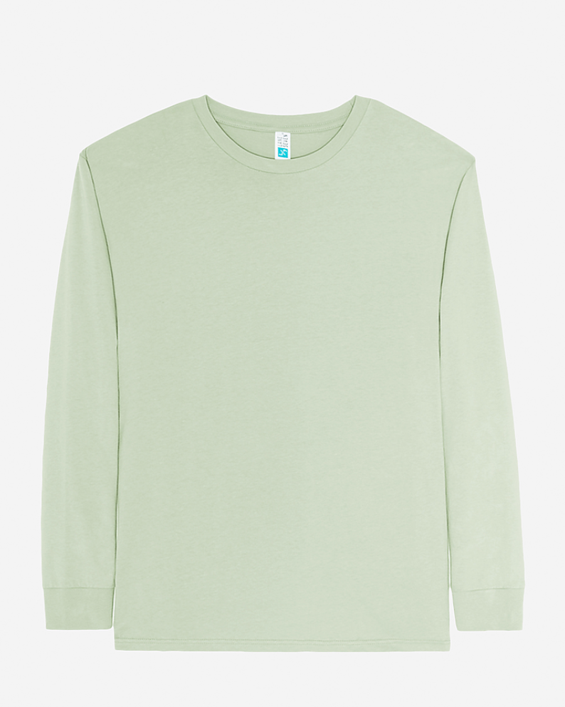 Heavyweight Personalized Long Sleeve Tee – Embroidered Name (Unisex)