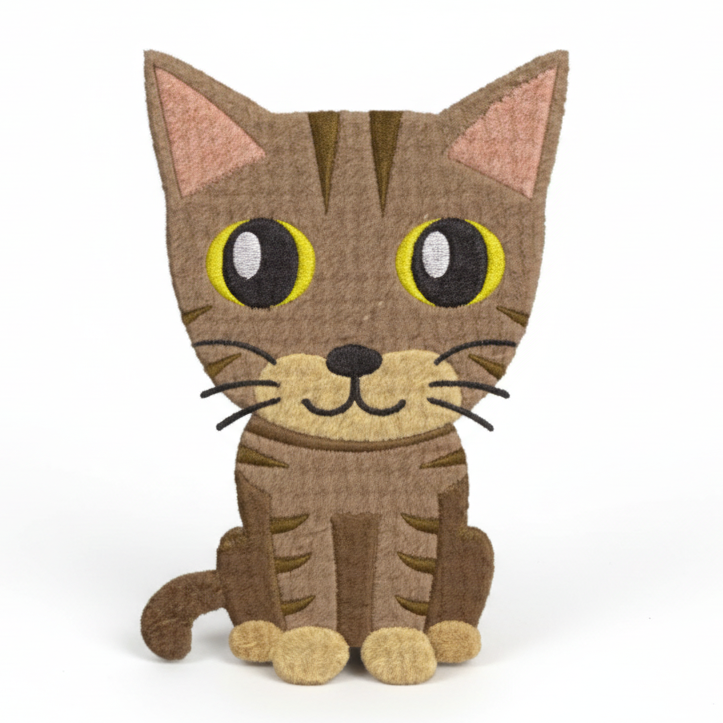 #0537 - Brown Patterned Cat