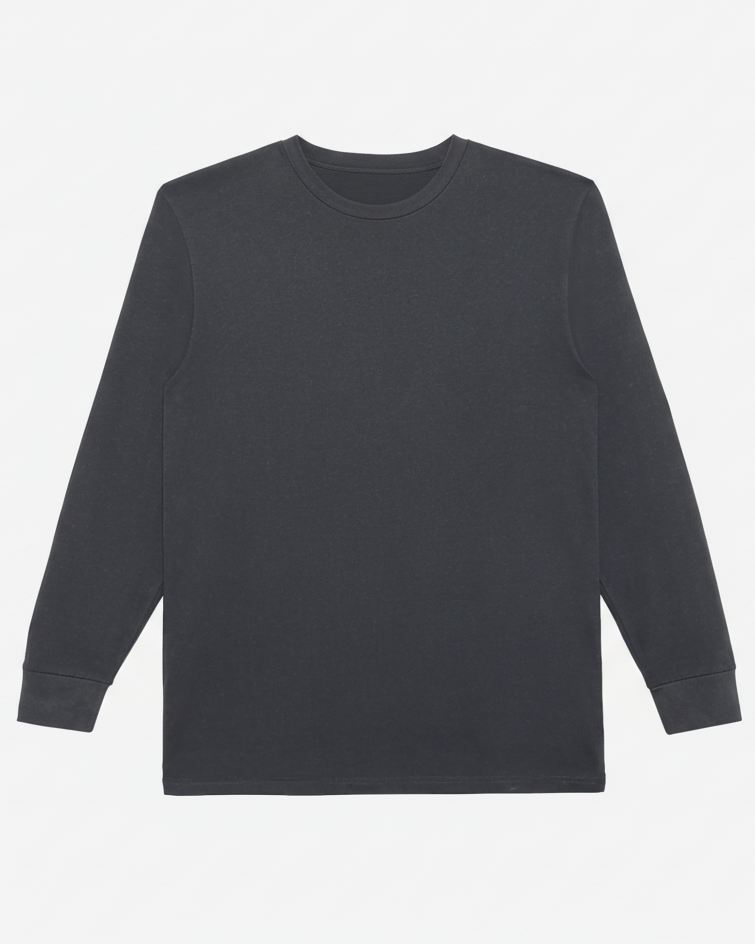 Heavyweight Personalized Long Sleeve Tee – Embroidered Name (Unisex)