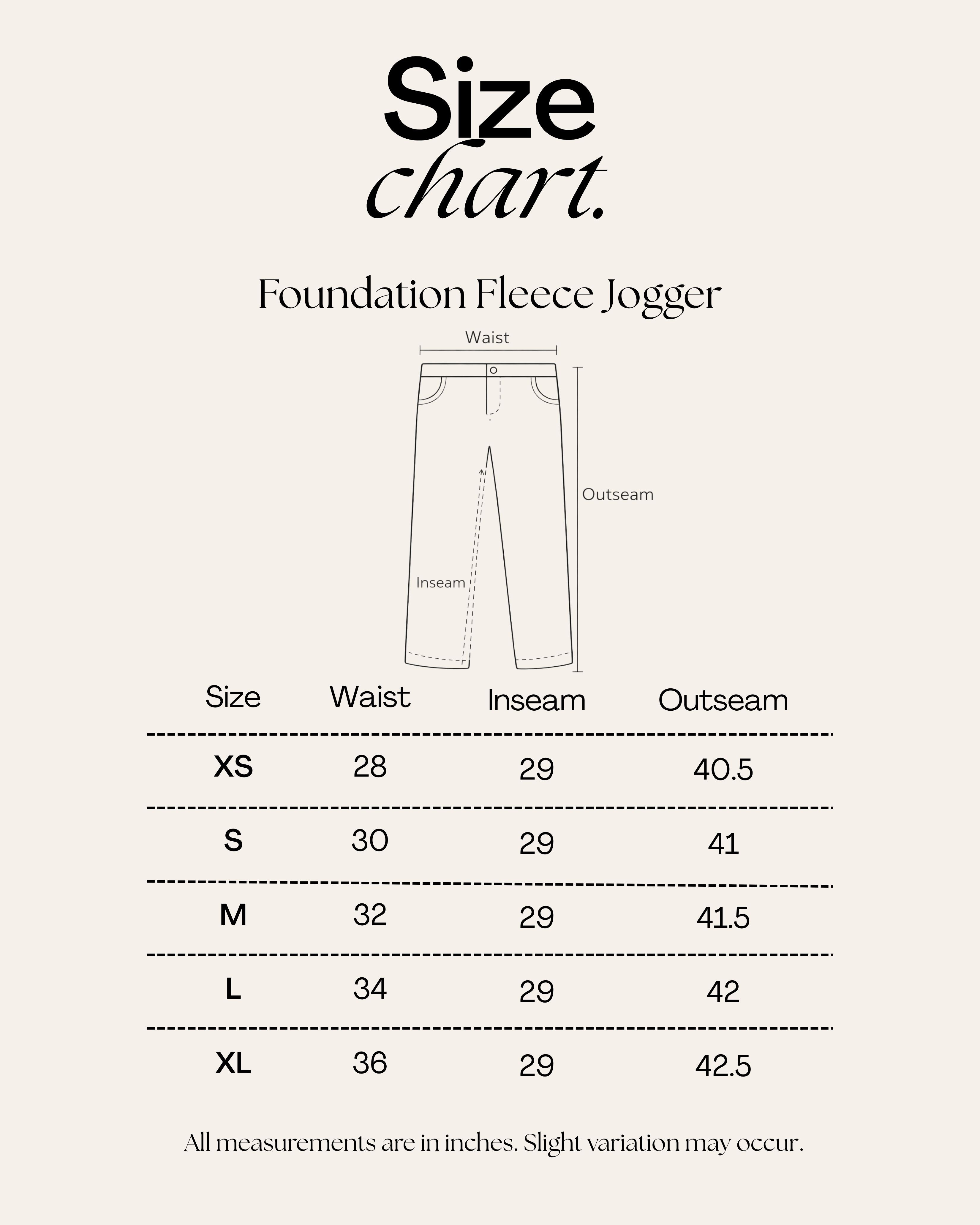 Foundation Fleece Jogger - Unisex
