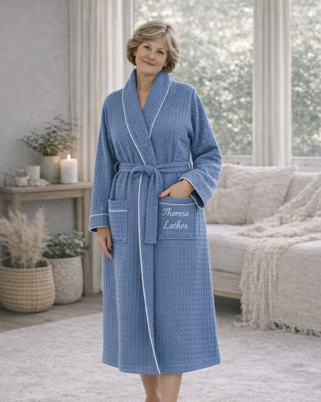 Yours Truly Waffle Robe - Unisex